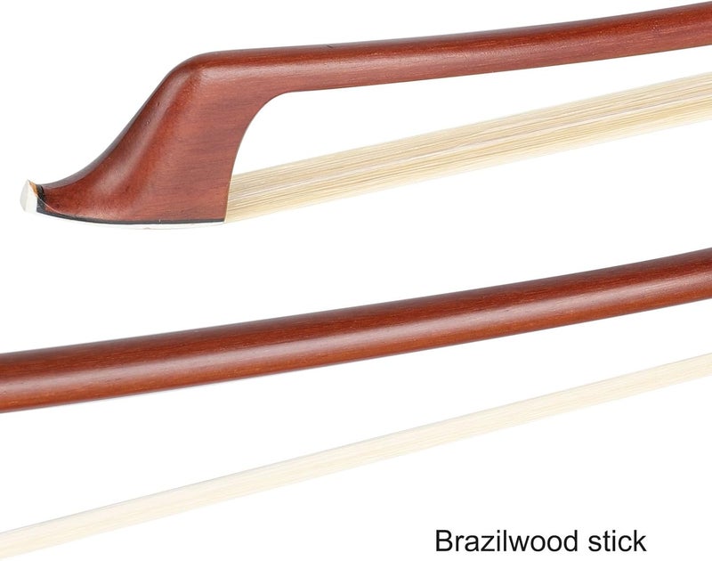 LIEKE Brazilwood Upright Bass Bow 4/4 Size German Model Double Bass Bow - Image 4